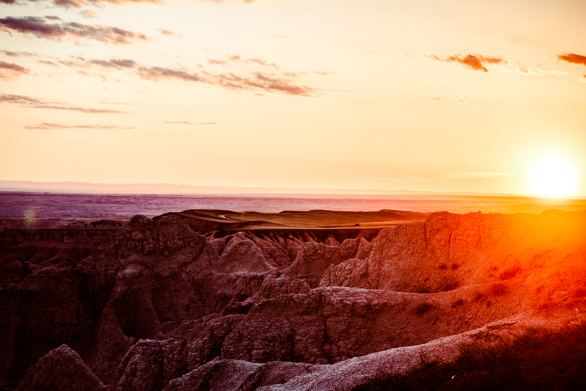 Badlands National Park Sunset | Hayley Moore Photography | Fort Wayne, Indiana Photographer | www.hayleymoore.com