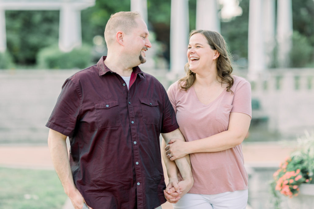 hayley-moore-photography-denise-alex-lakeside-rosegarden-foster-park-fort-wayne-summer-engagement