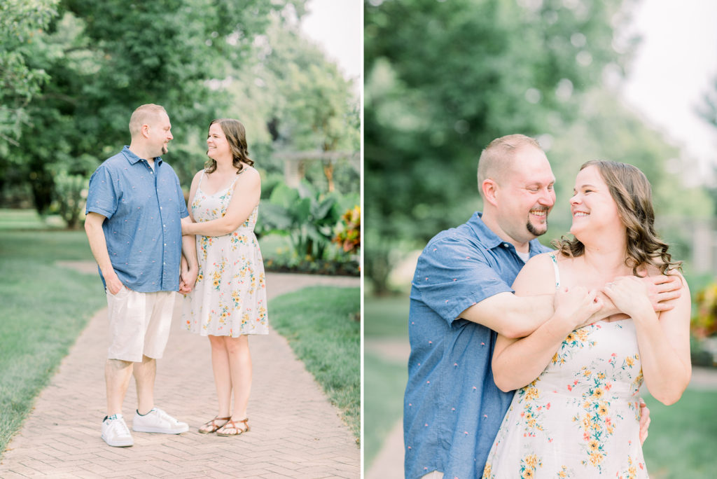 hayley-moore-photography-denise-alex-lakeside-rosegarden-foster-park-fort-wayne-summer-engagement