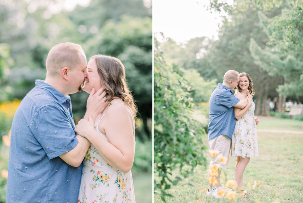 hayley-moore-photography-denise-alex-lakeside-rosegarden-foster-park-fort-wayne-summer-engagement