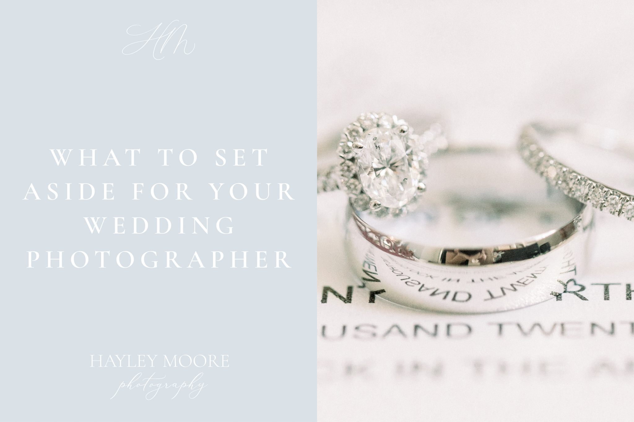 What To Set Aside For Your Wedding Photographer