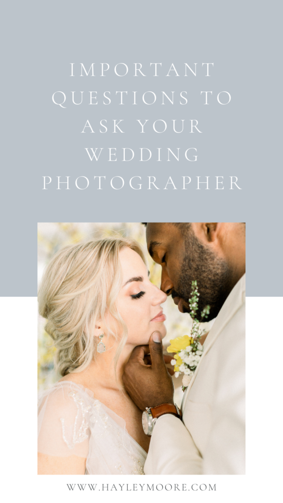 Important Questions To Ask Your Wedding Photographer