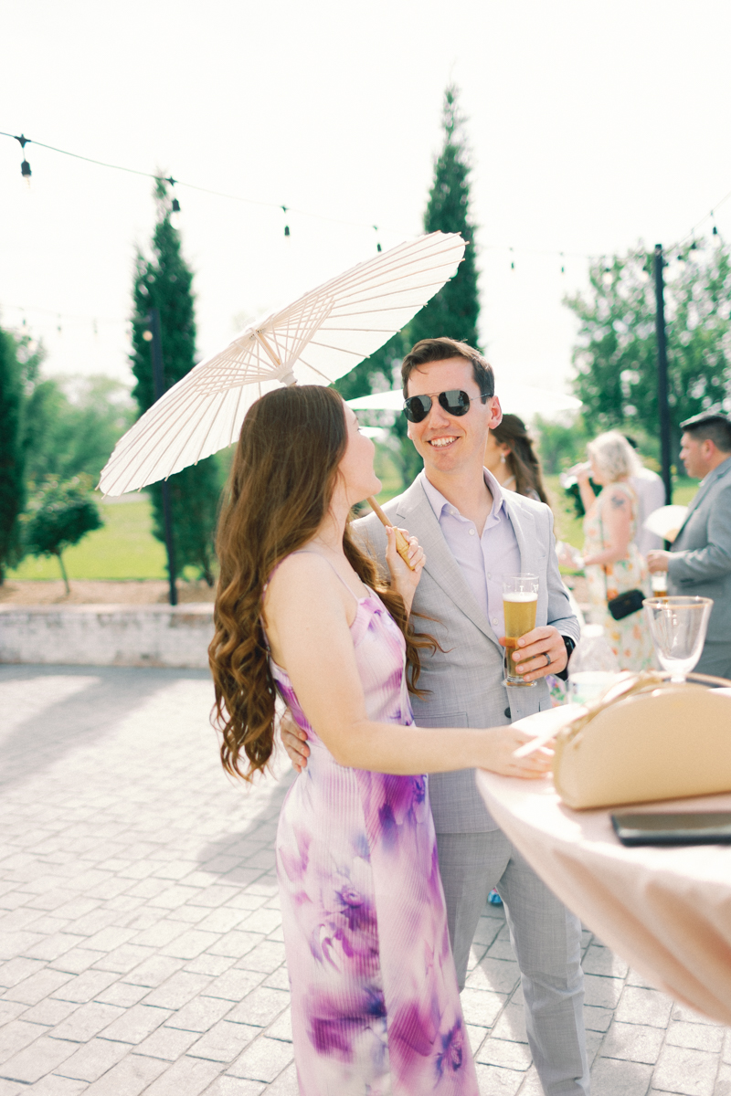 couple at cocktail hour