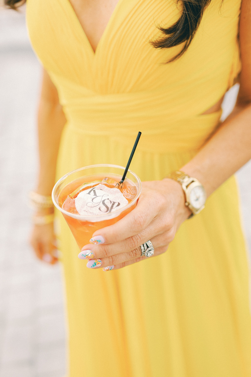 cocktail in hand