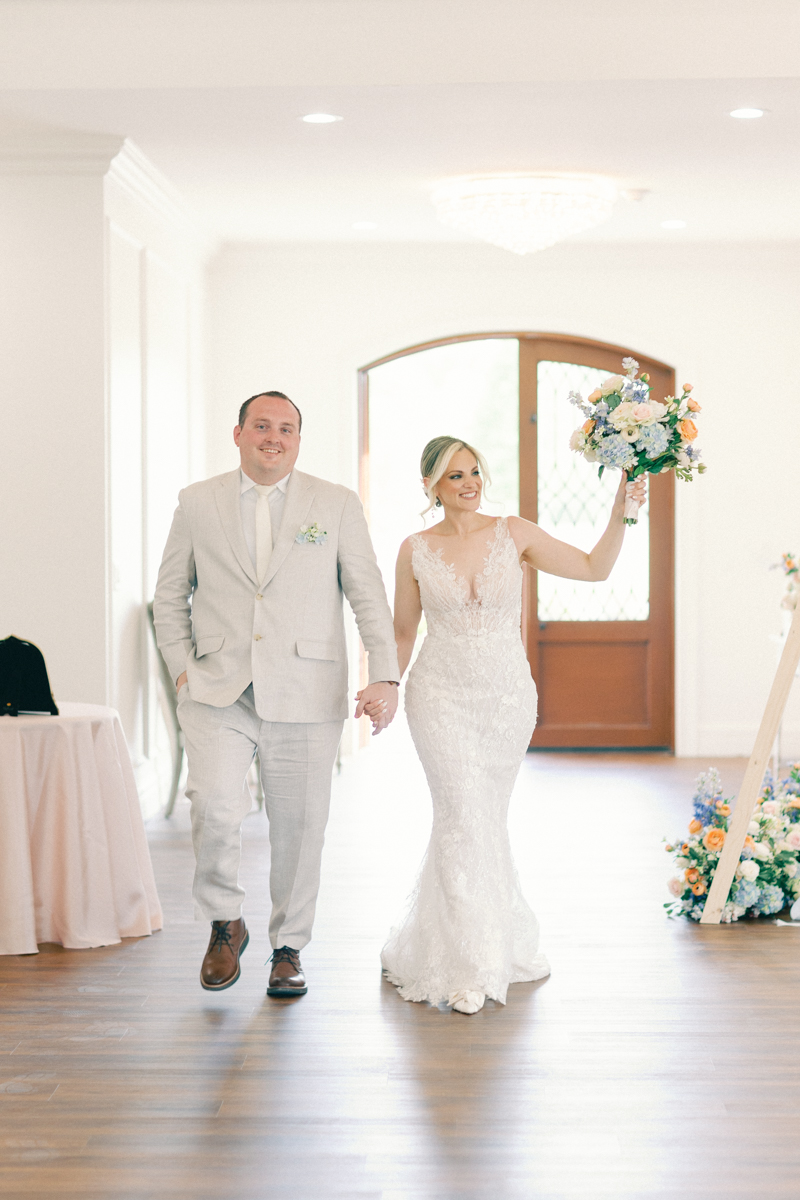 bride and groom entrance