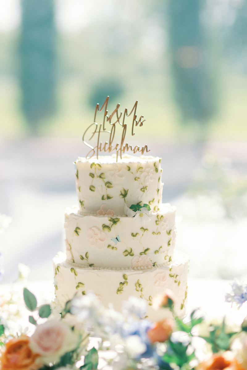 cake display up close