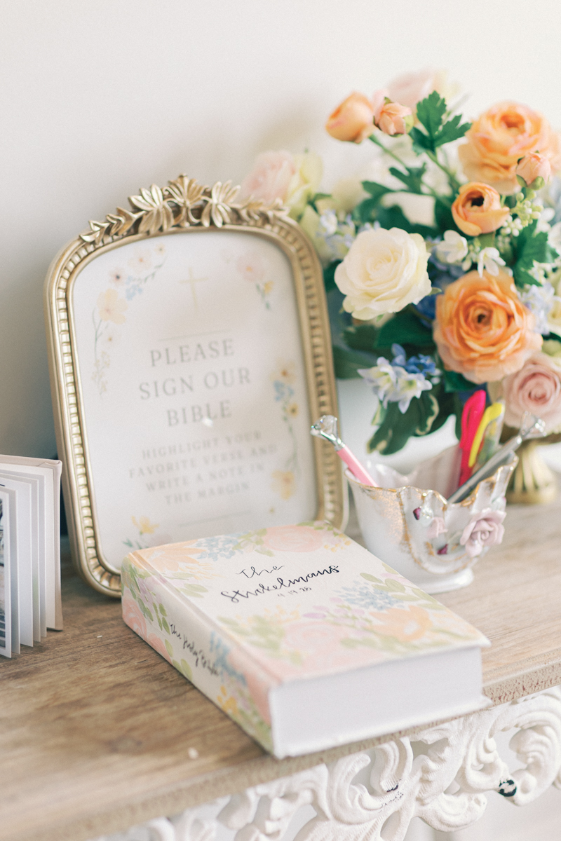 bible for guest book