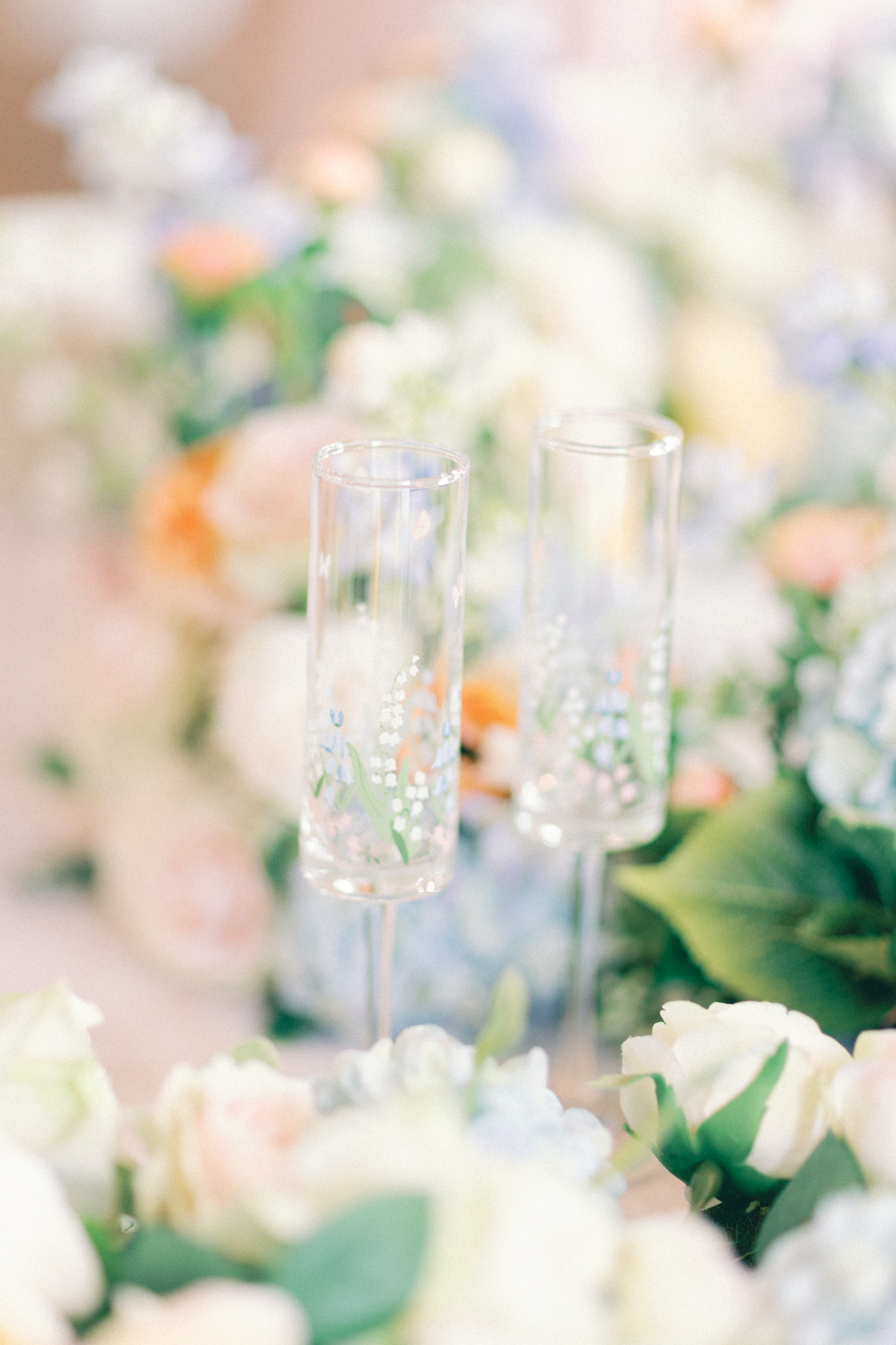 champagne flutes