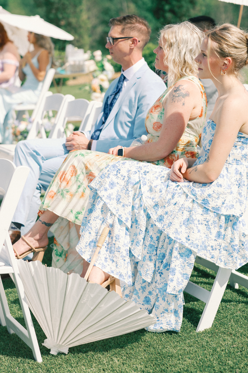 guests watching ceremony