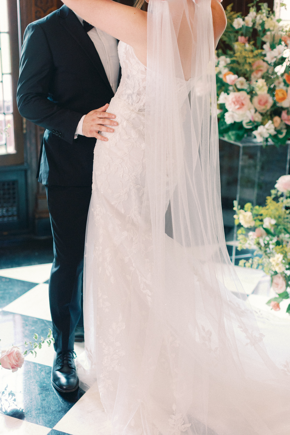 bride and groom details