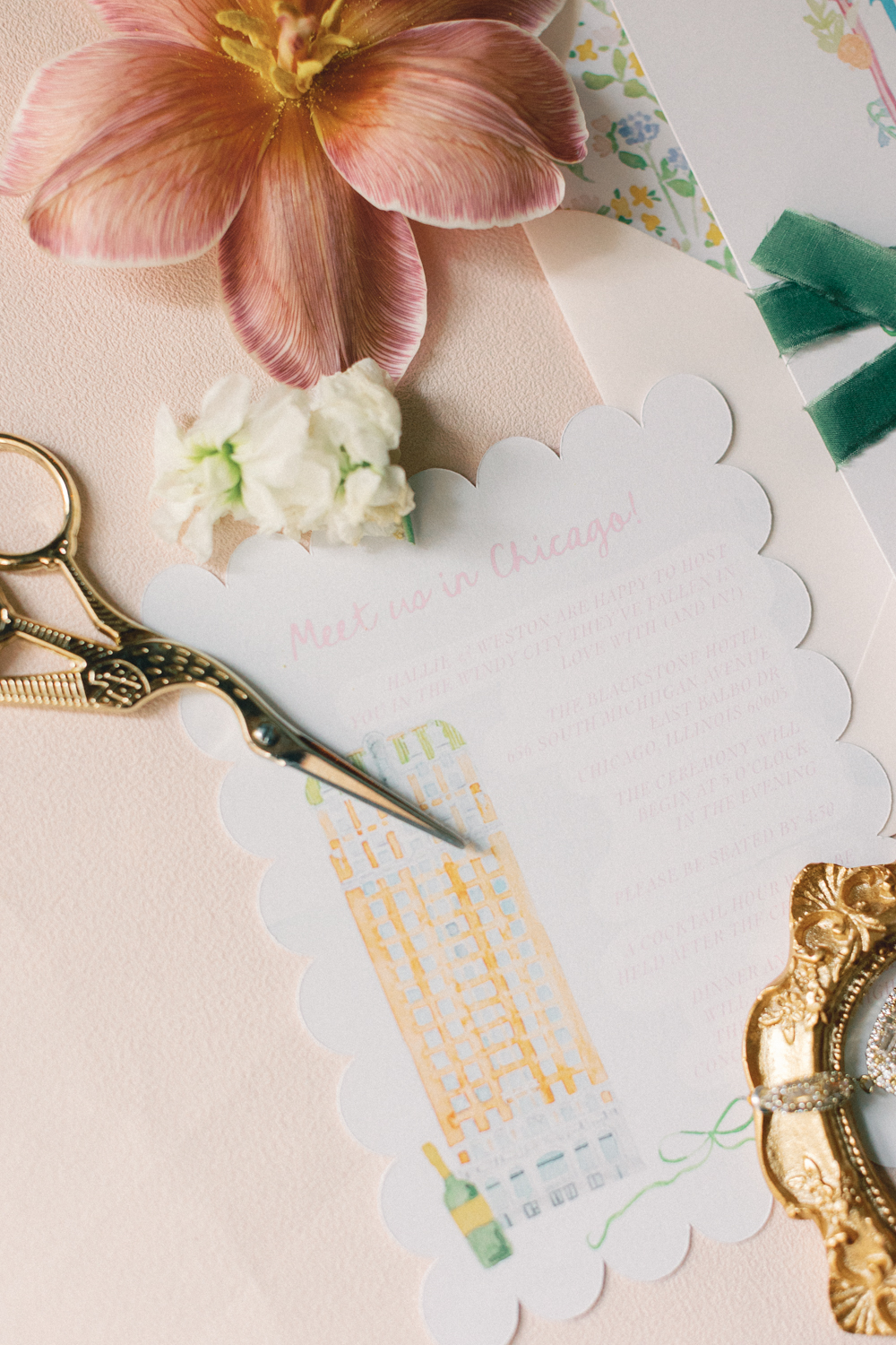flatlay card