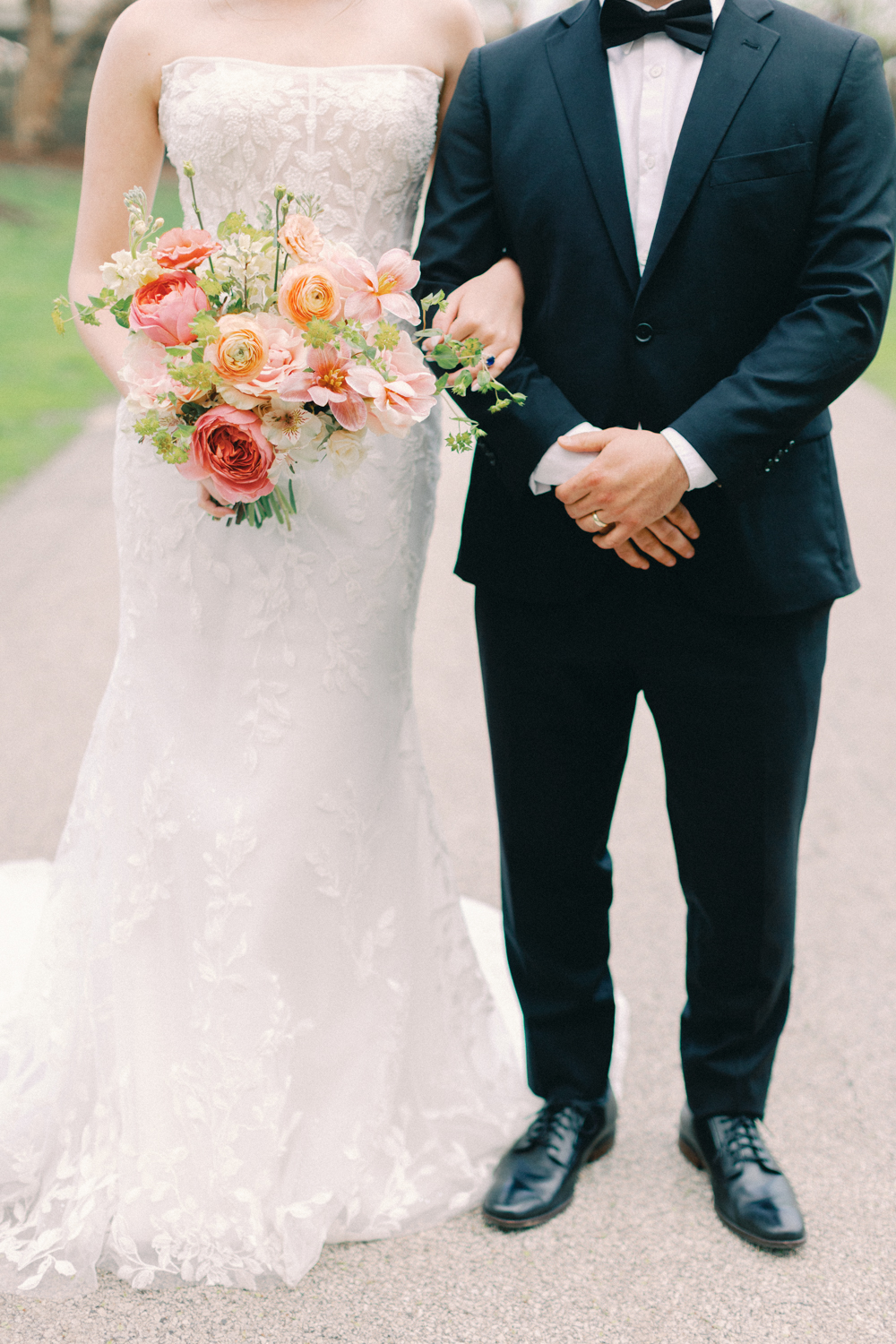 bride and groom portrait