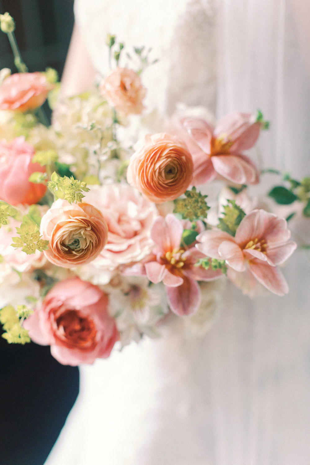 colorful bridal bouquet