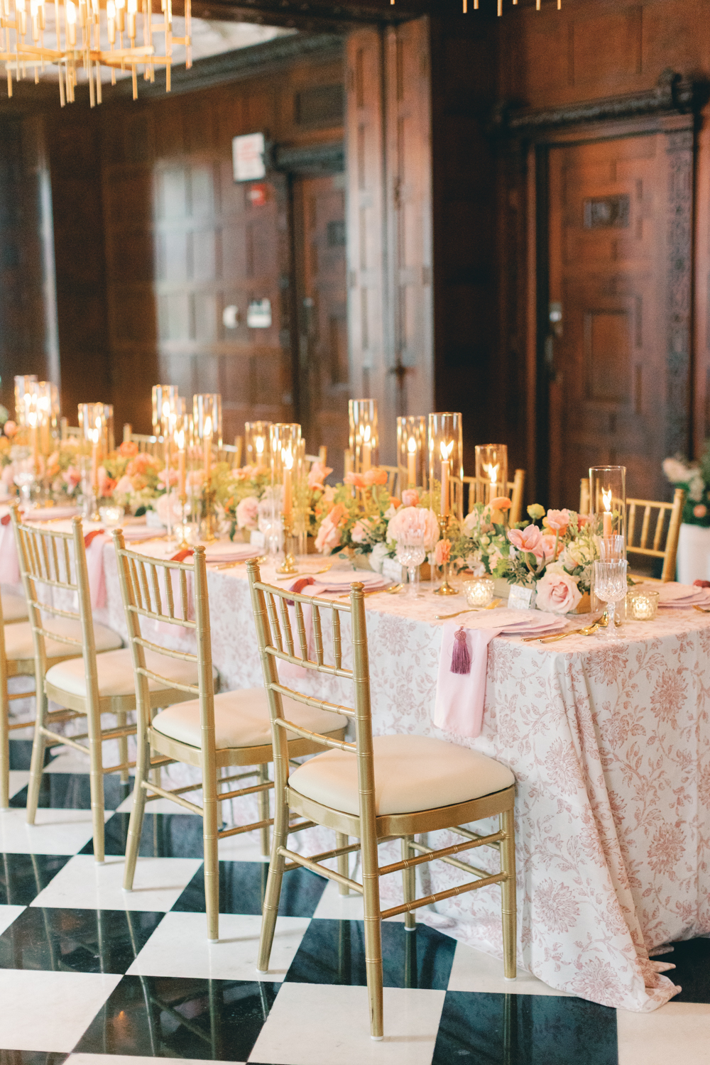 reception table details