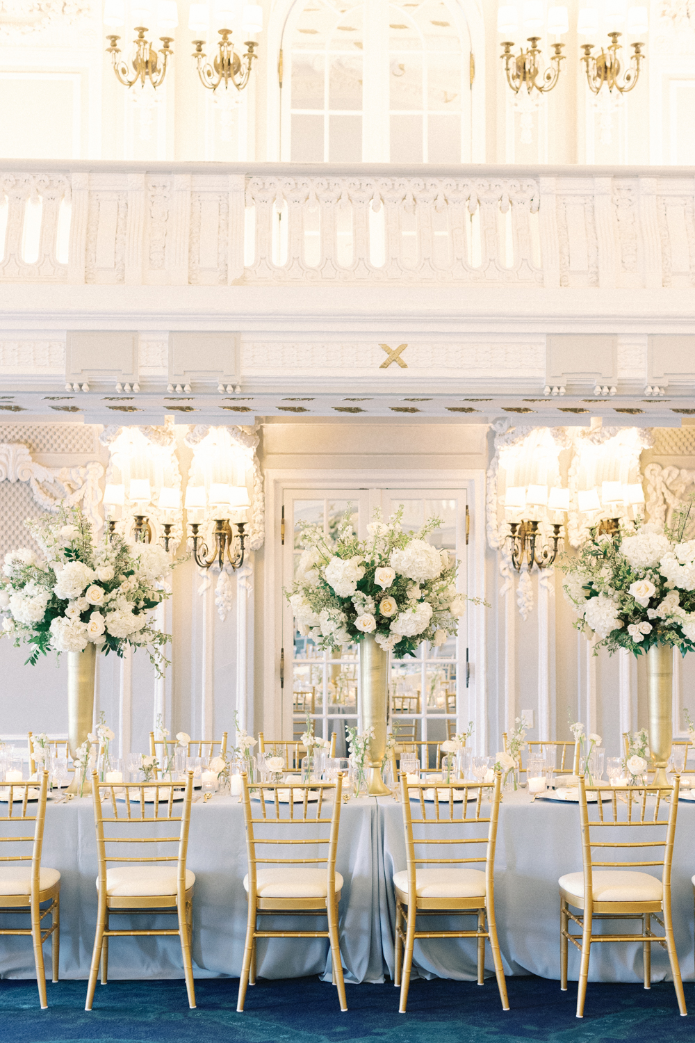 reception tablescape