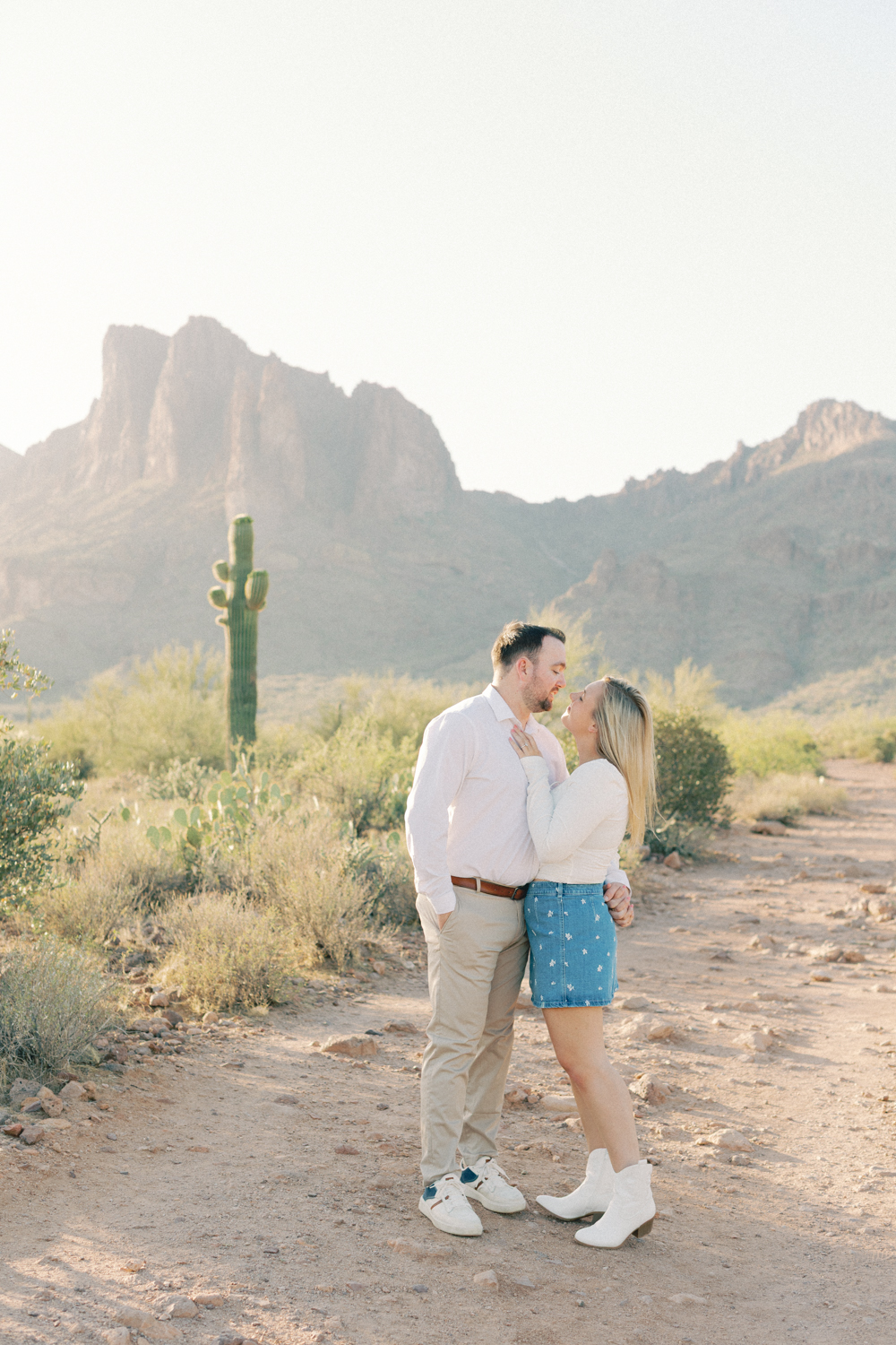 couple in the desert