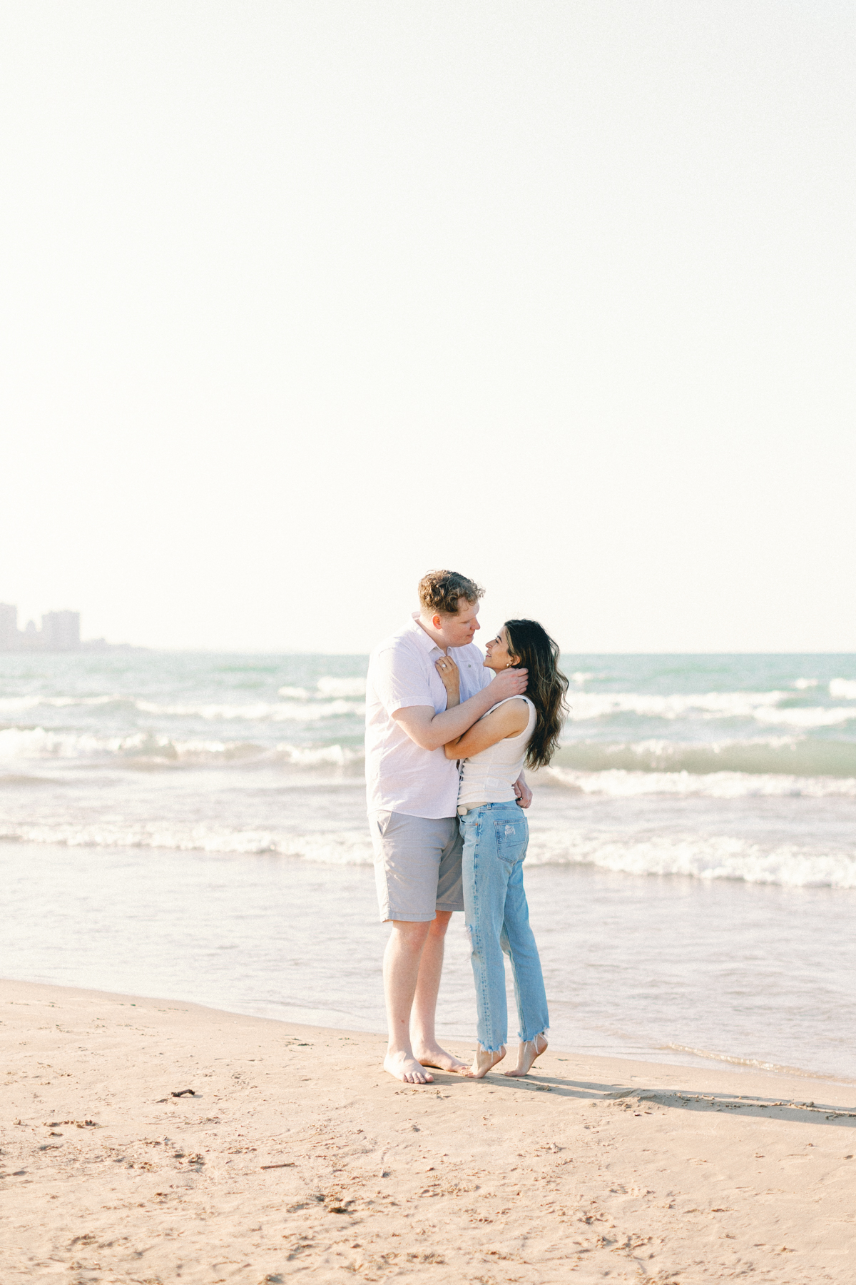 couple at shoreline