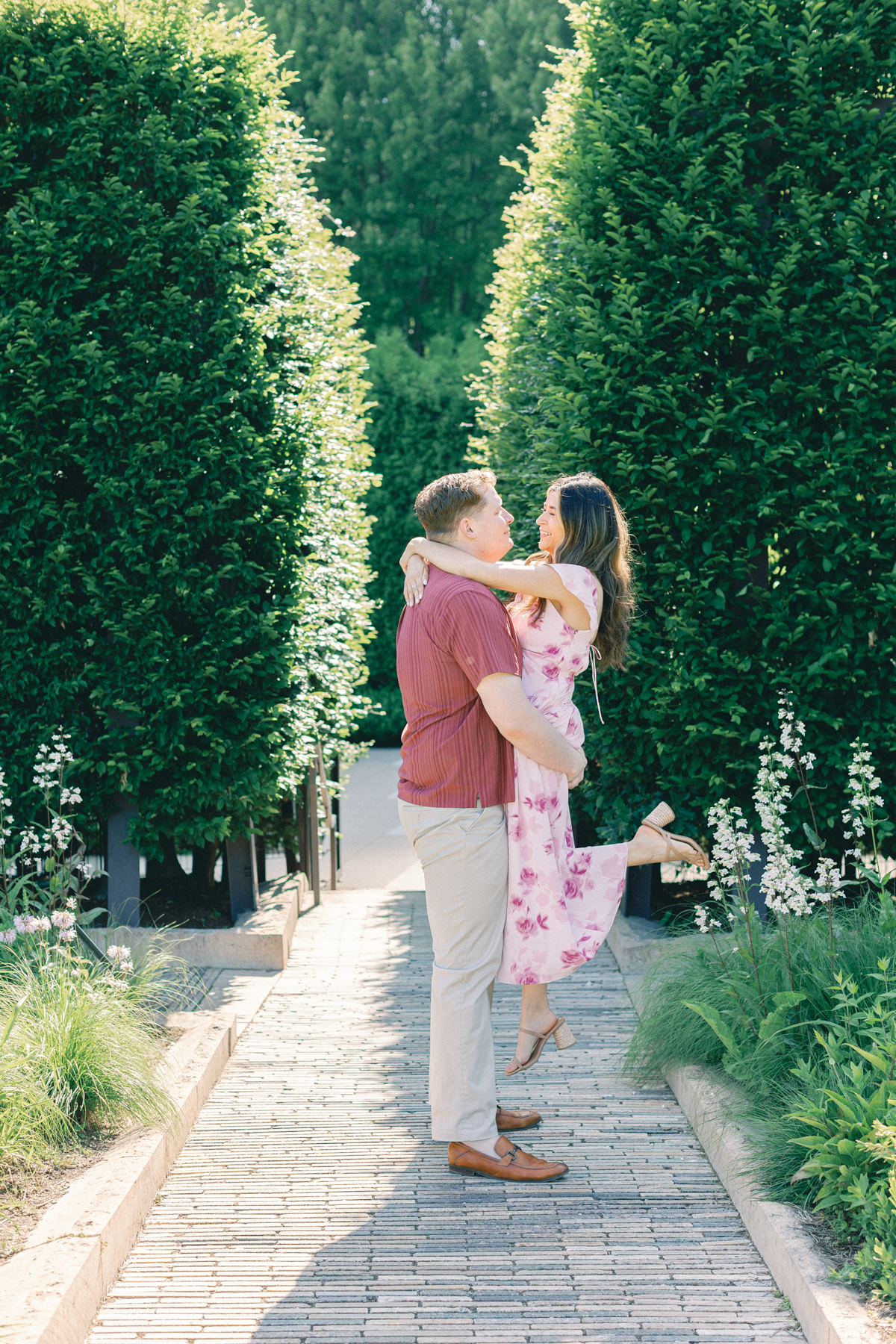 couple in garden