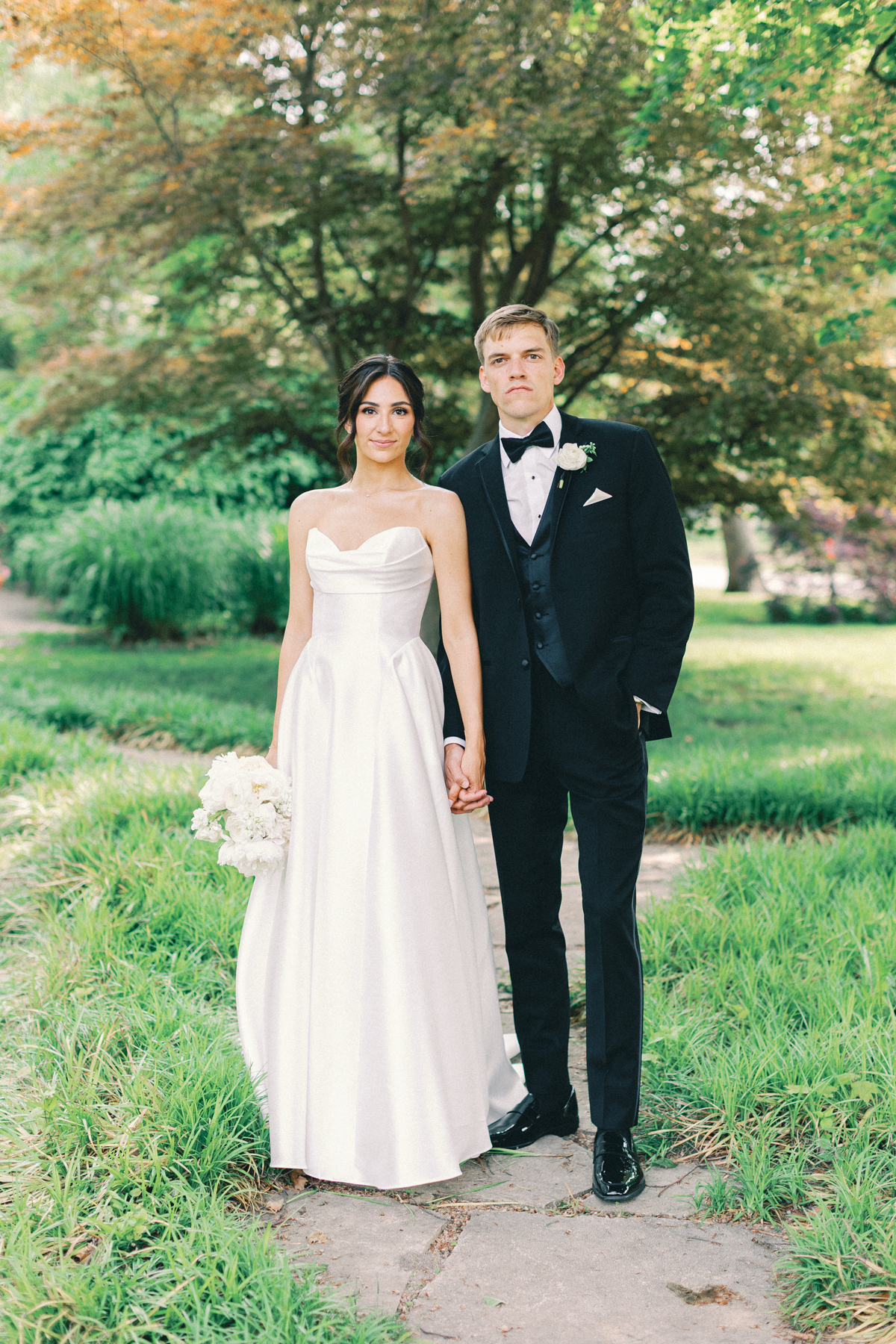 bride and groom portrait