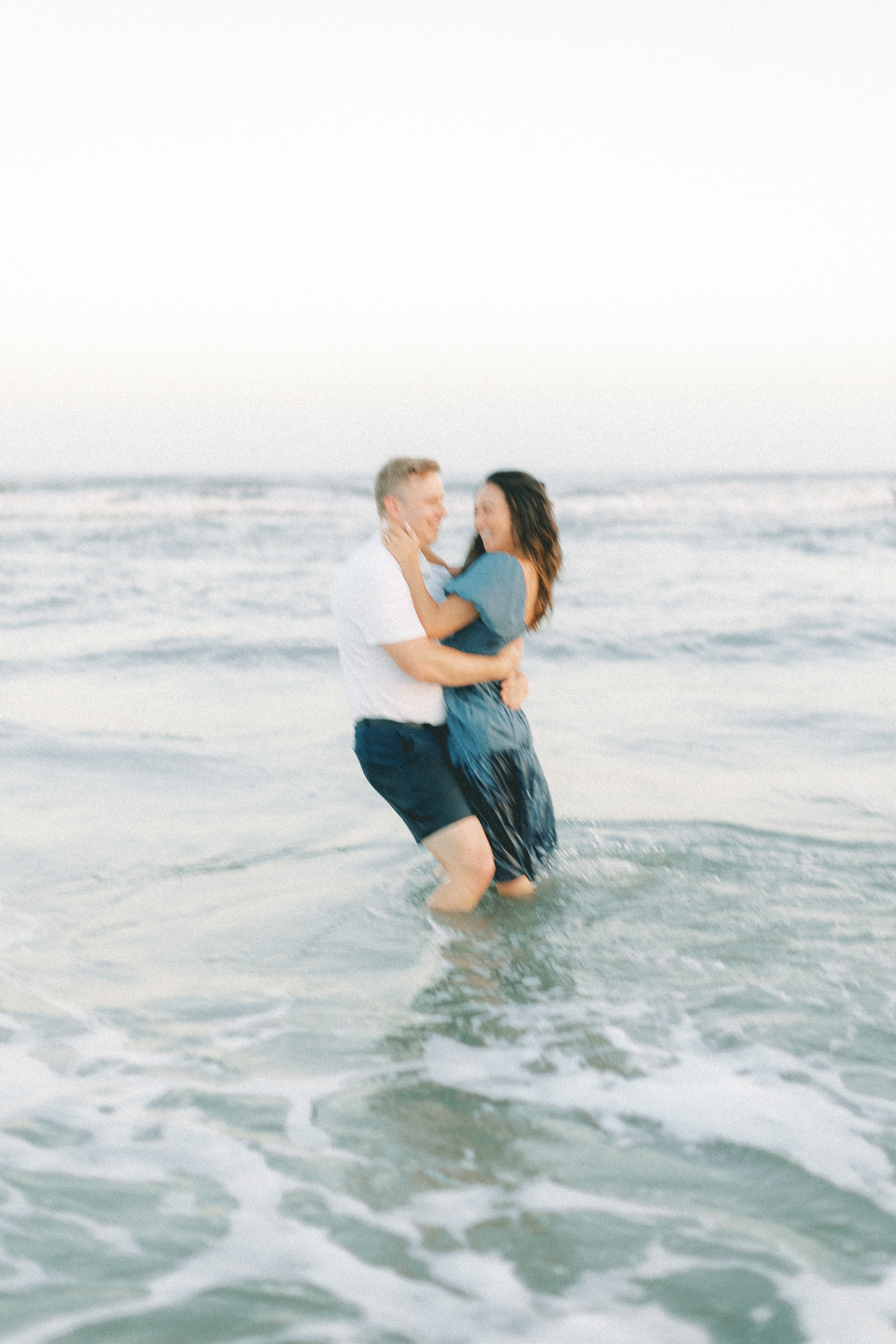 couple in the water