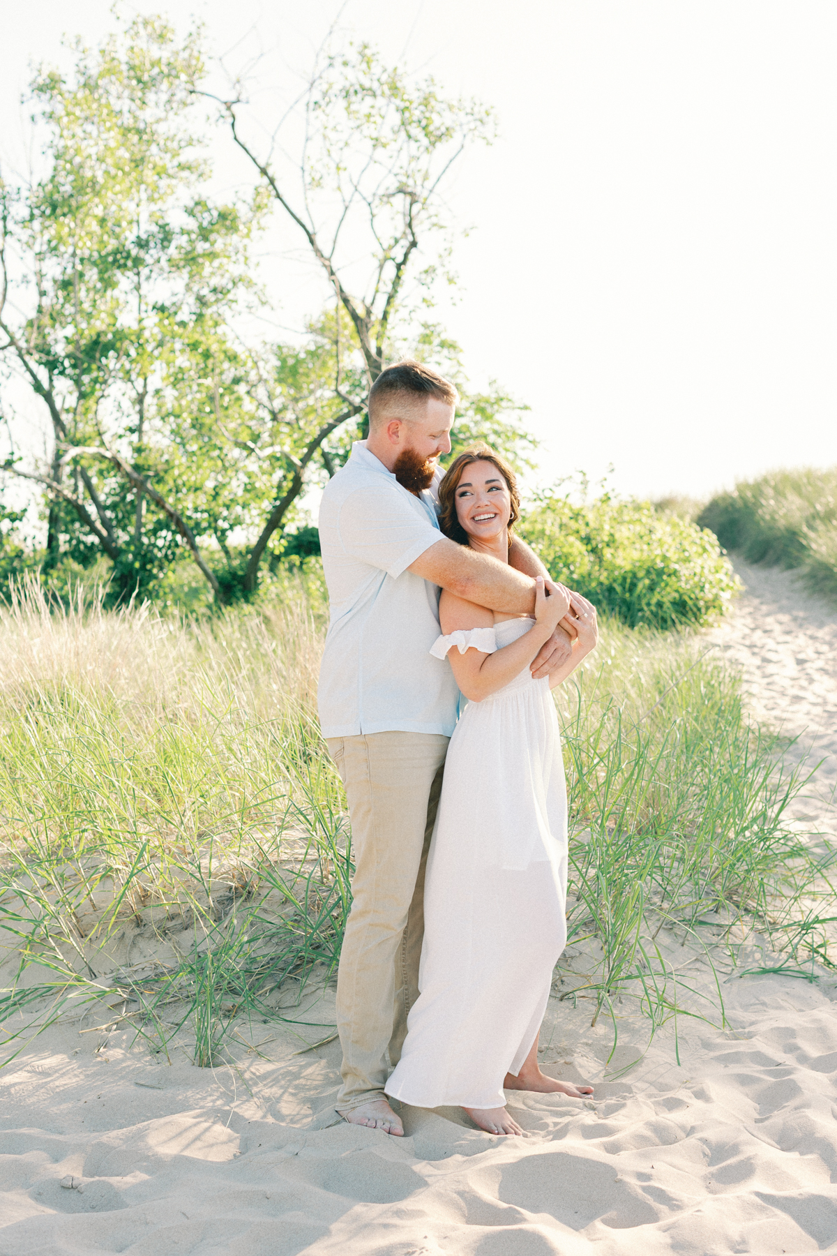 couple holding each other