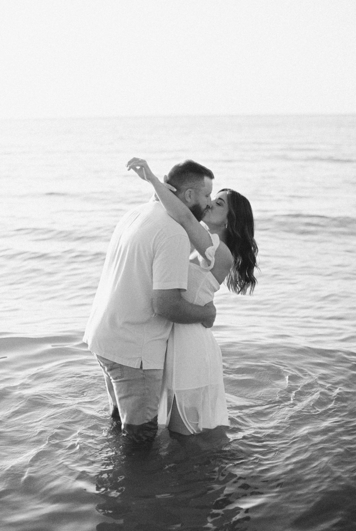 couple in the water