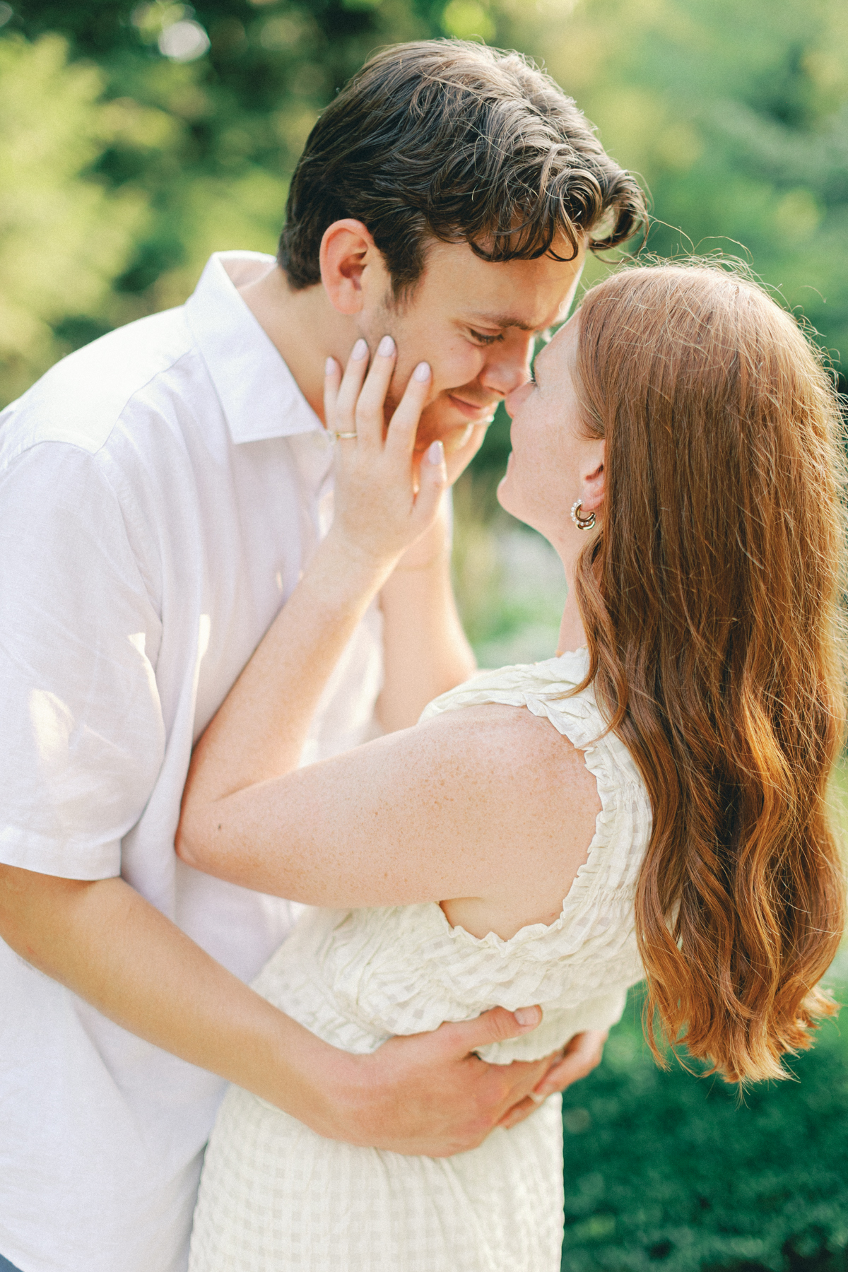  couple nose to nose up close