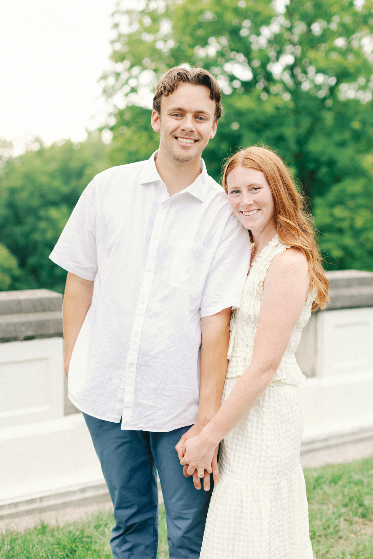  couple smiling at the camera