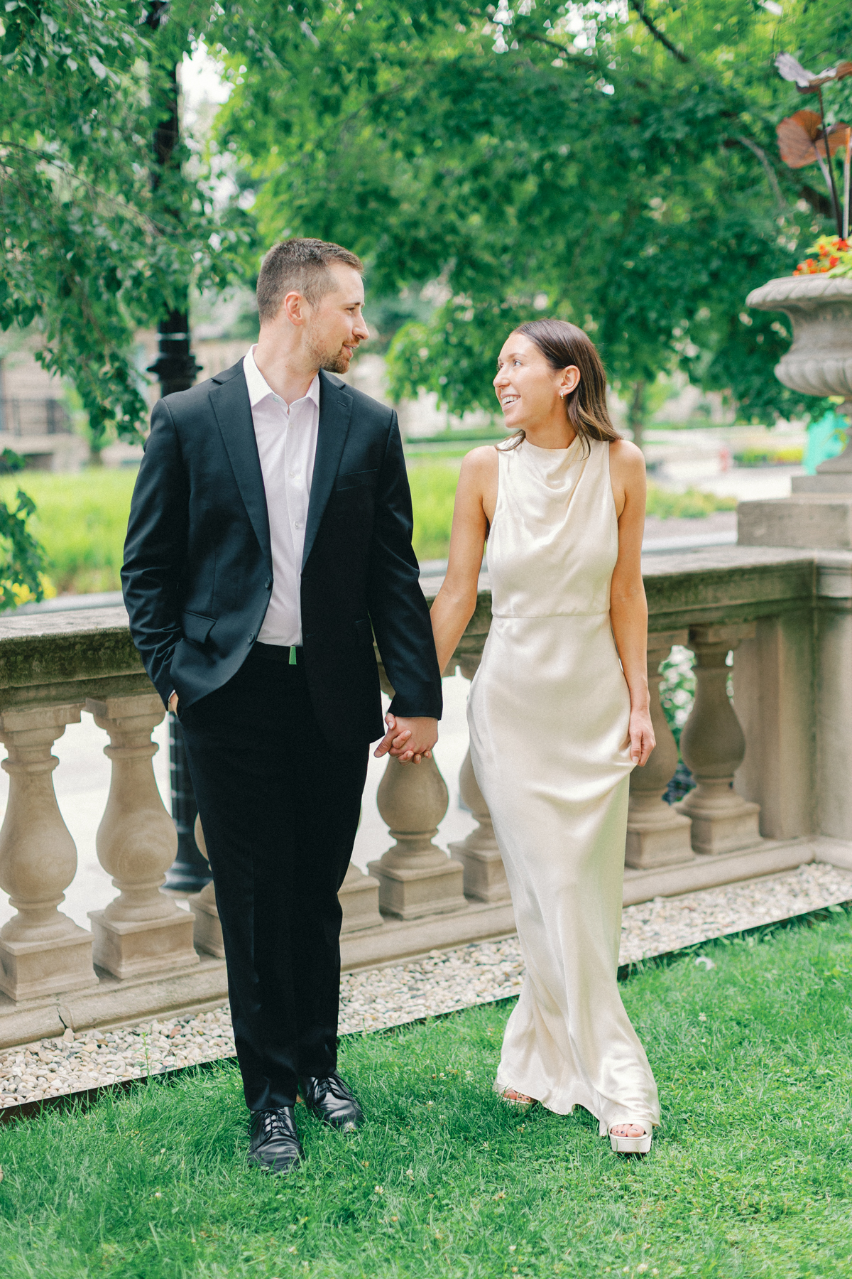 Couple walking