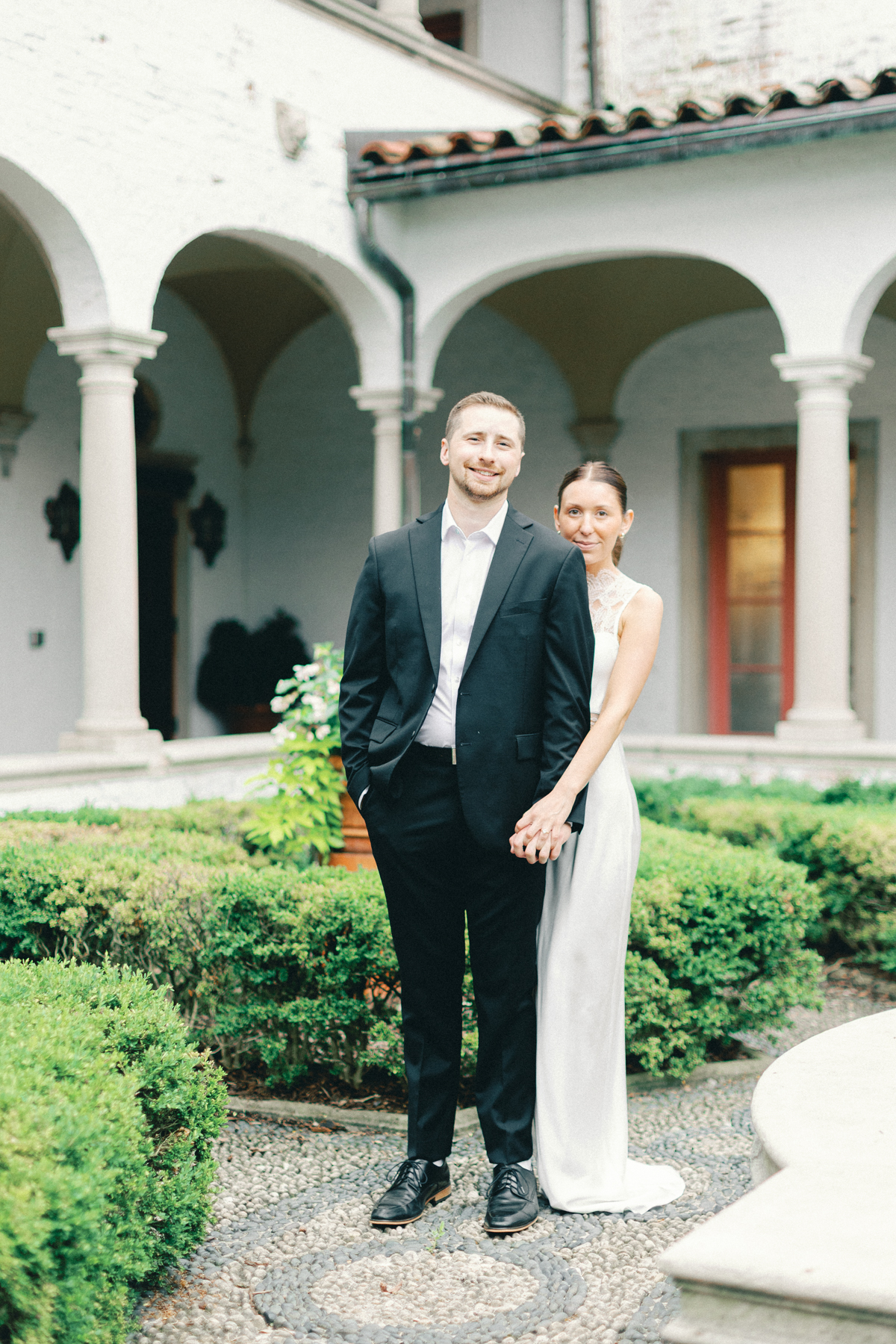 Couple looking at the camera