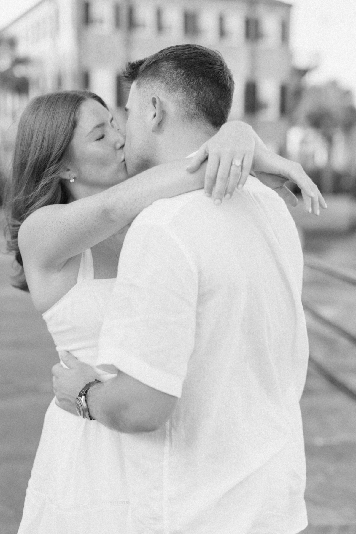 Couple kissing
