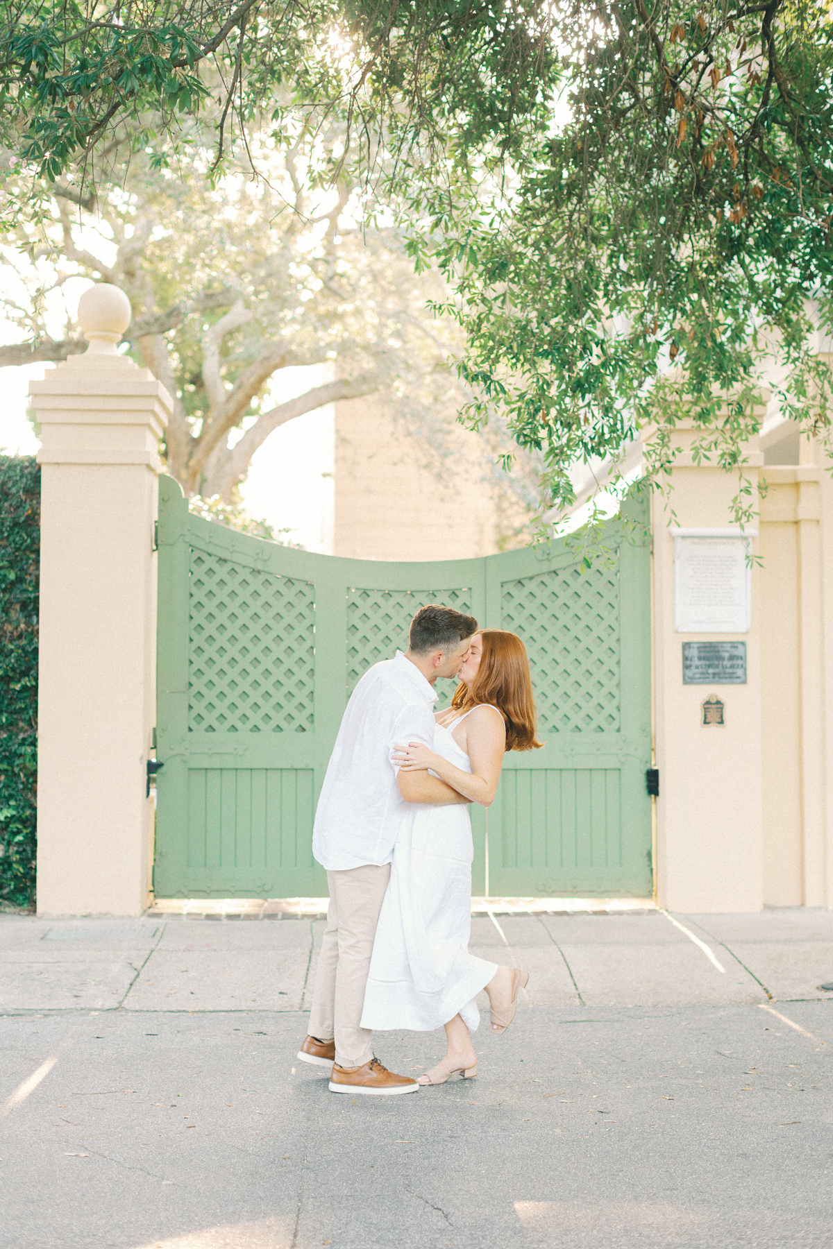 Couple kissing