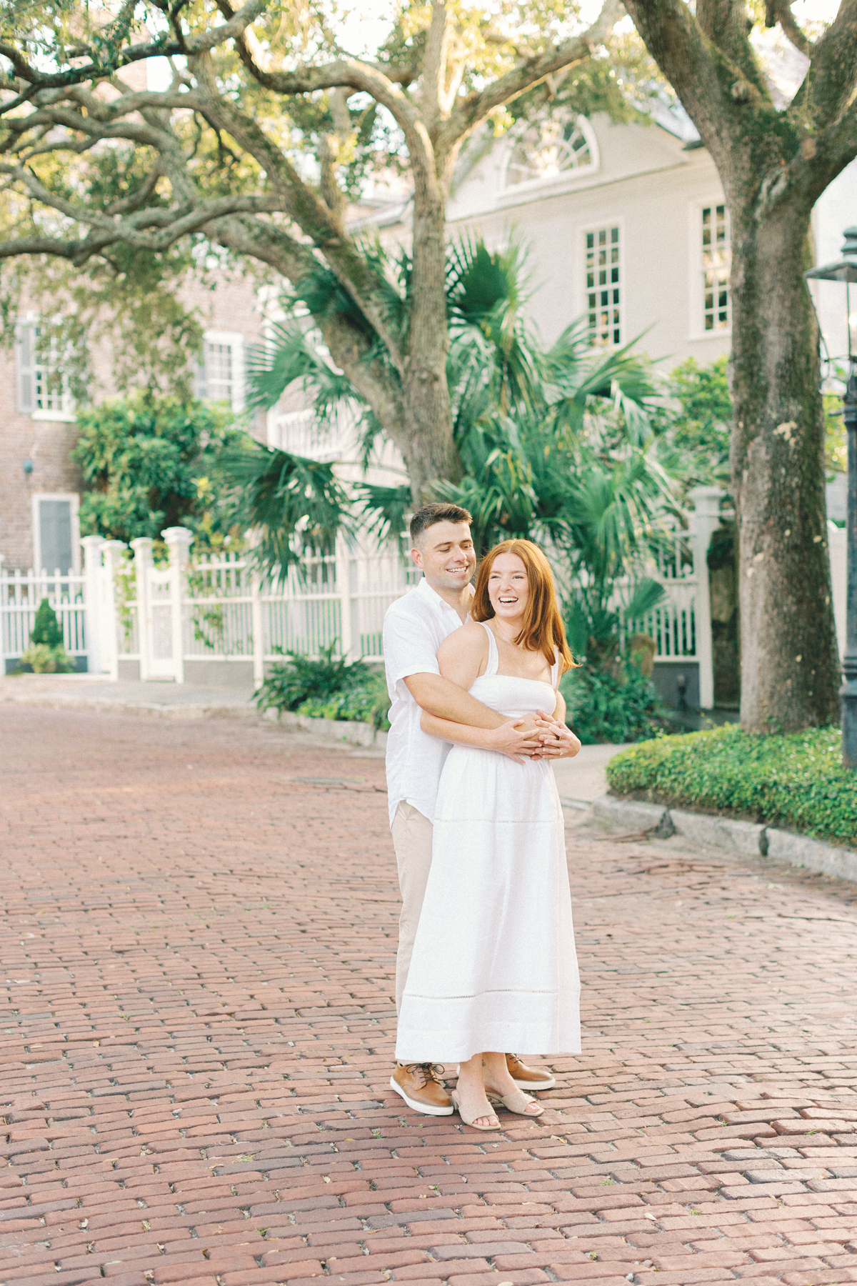 Couple looking at the camera