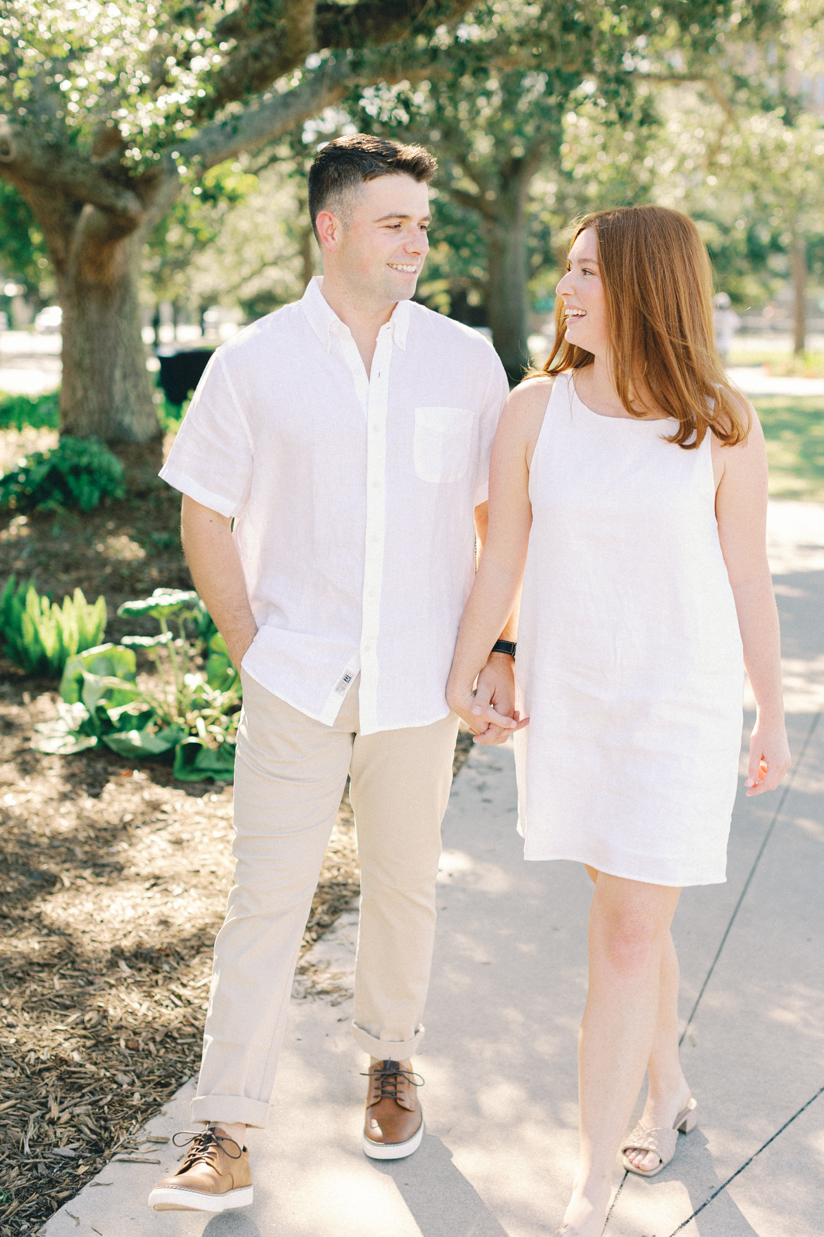 Couple walking