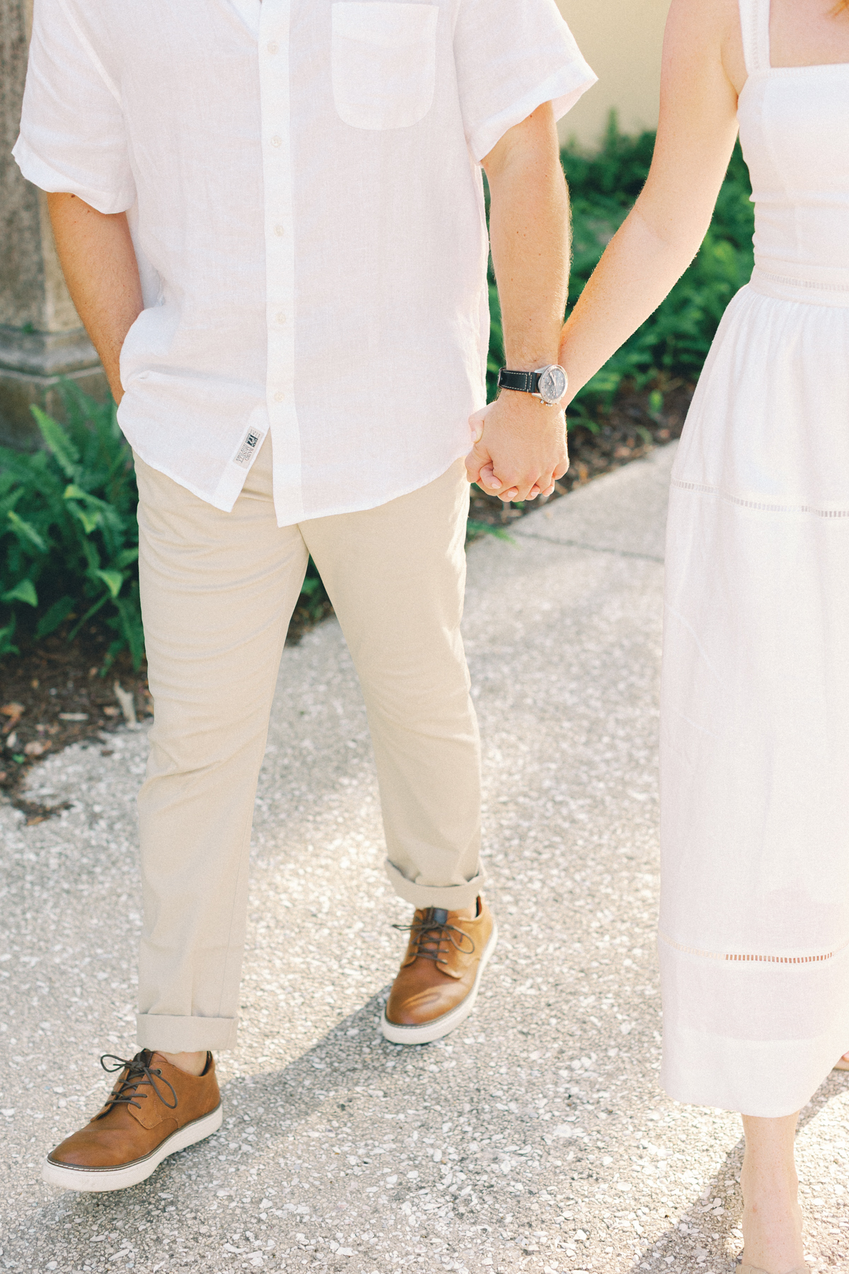 Couple hands