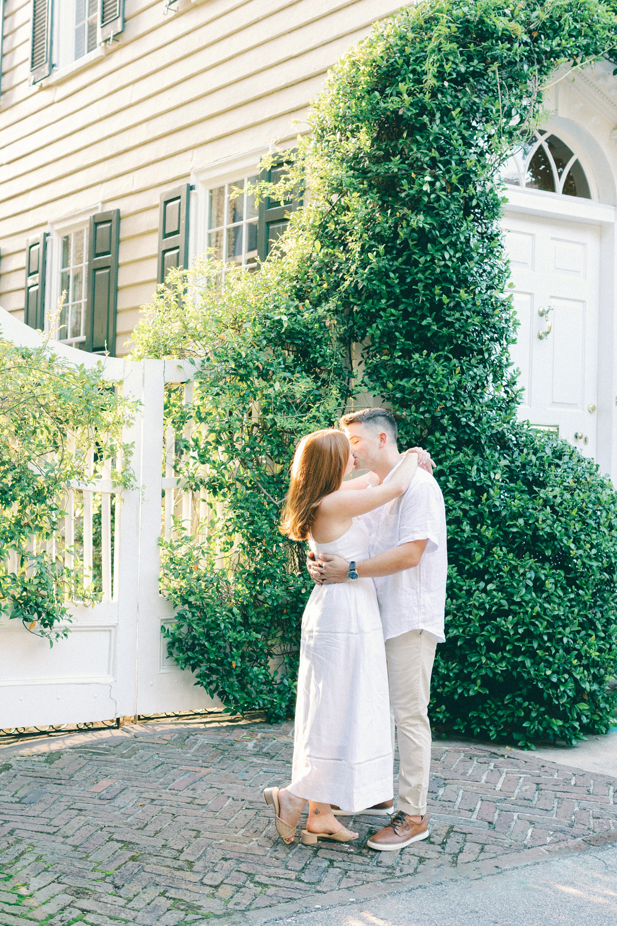 Couple kissing