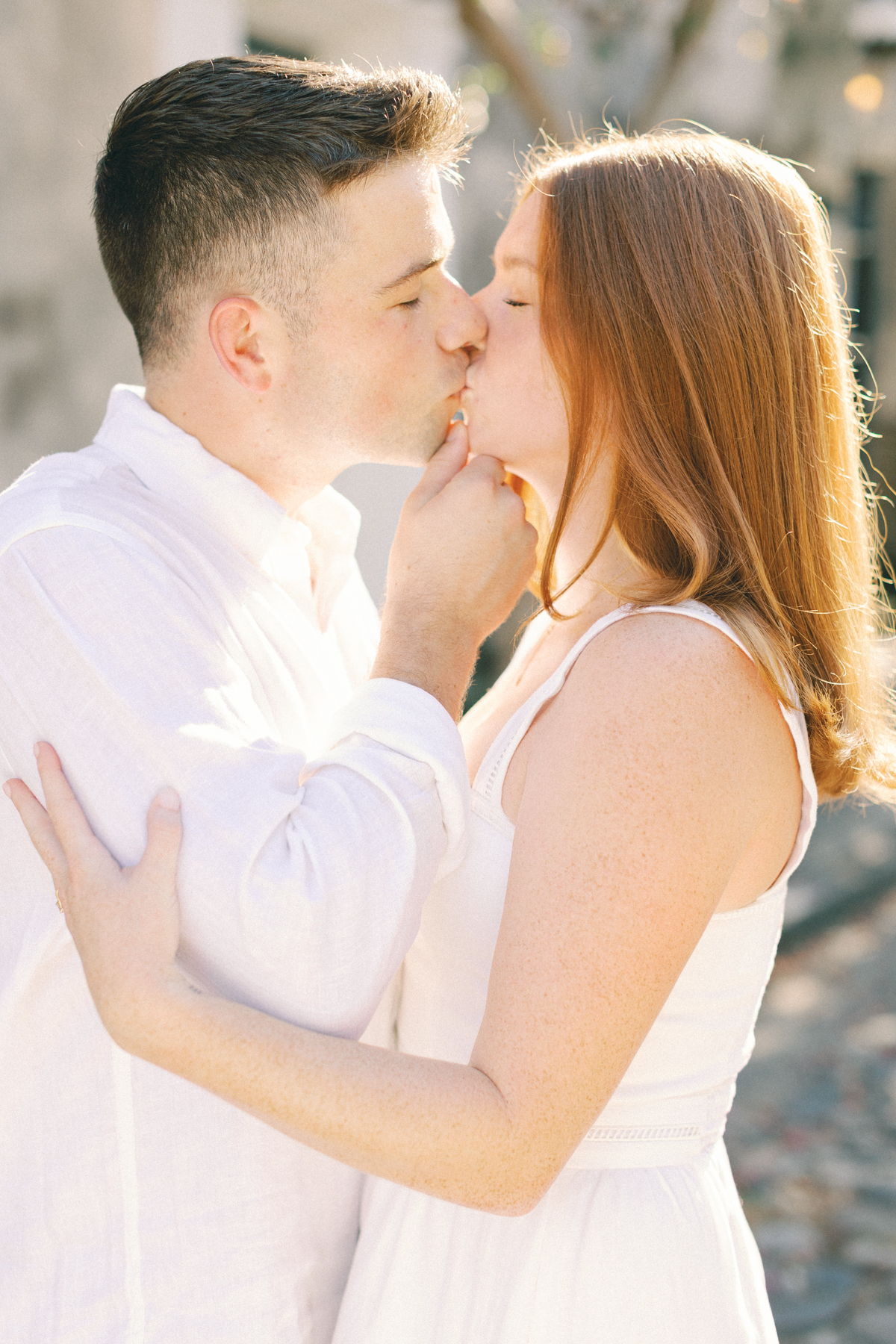 Couple kissing
