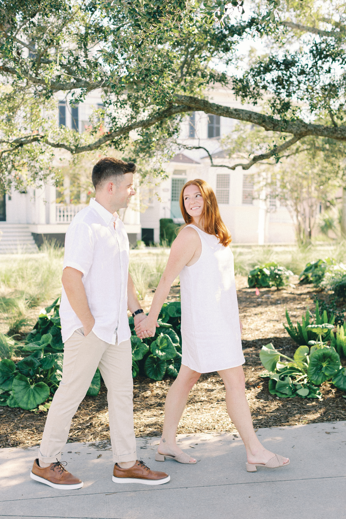 Couple walking