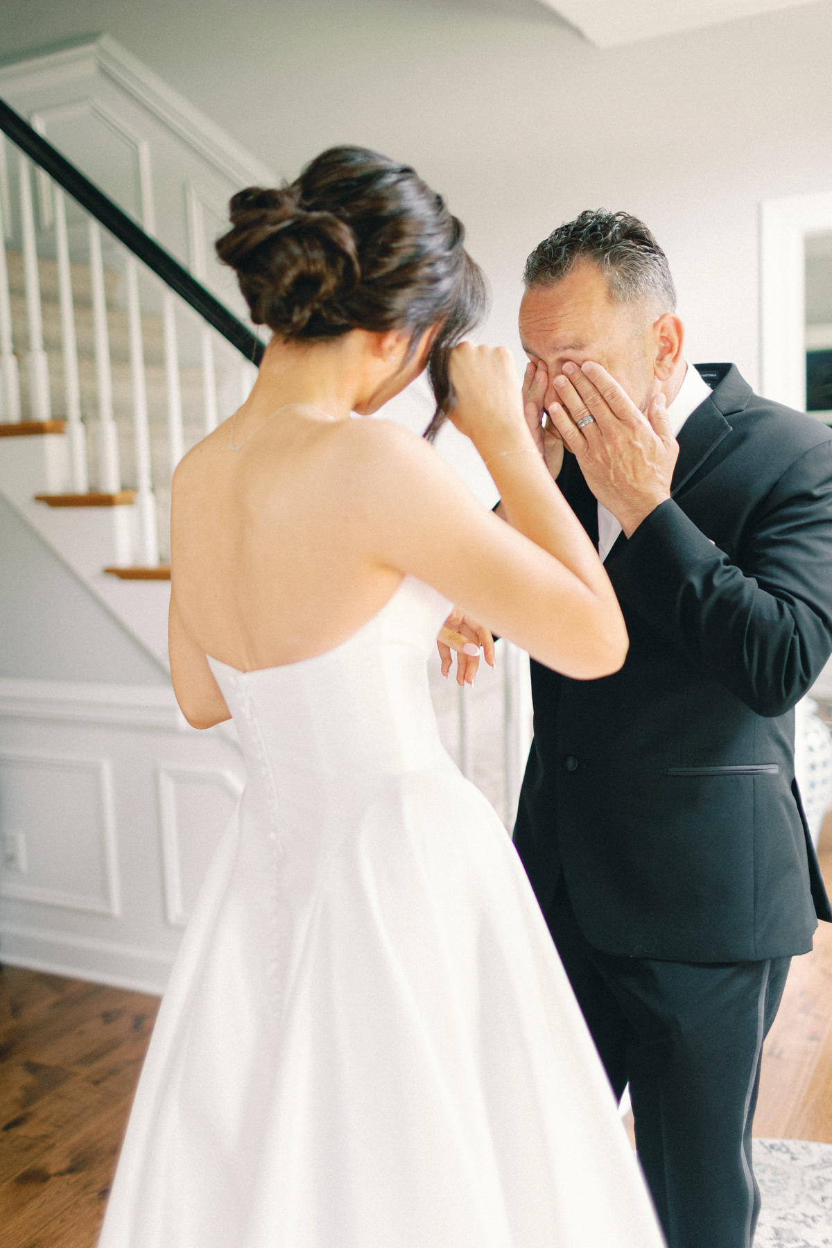 First look with Dad emotional