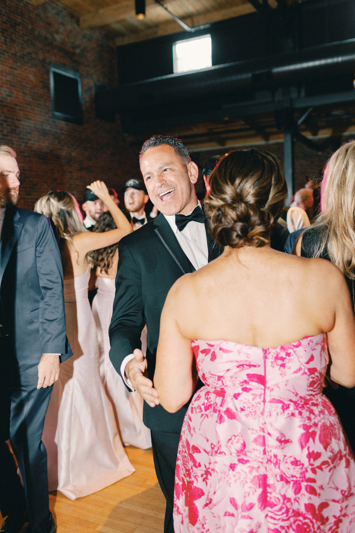 Dad dancing with Mom