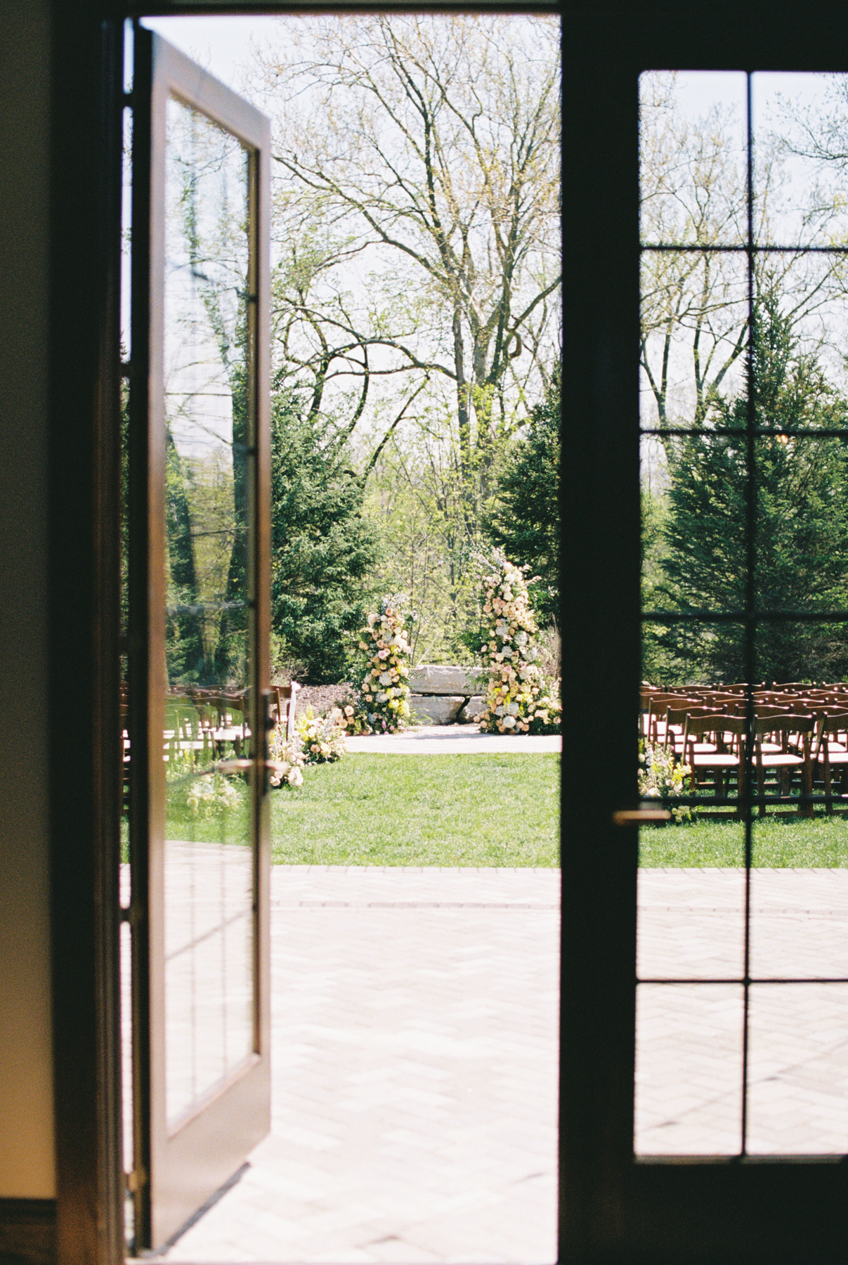 Ceremony floral arch