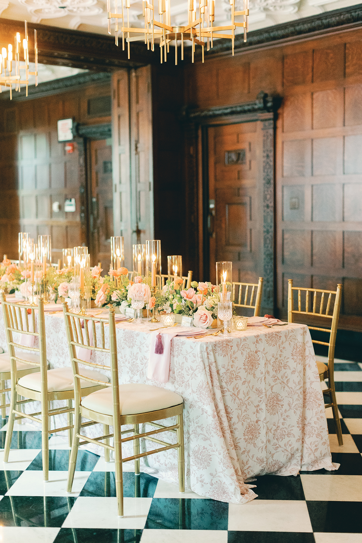 reception table details