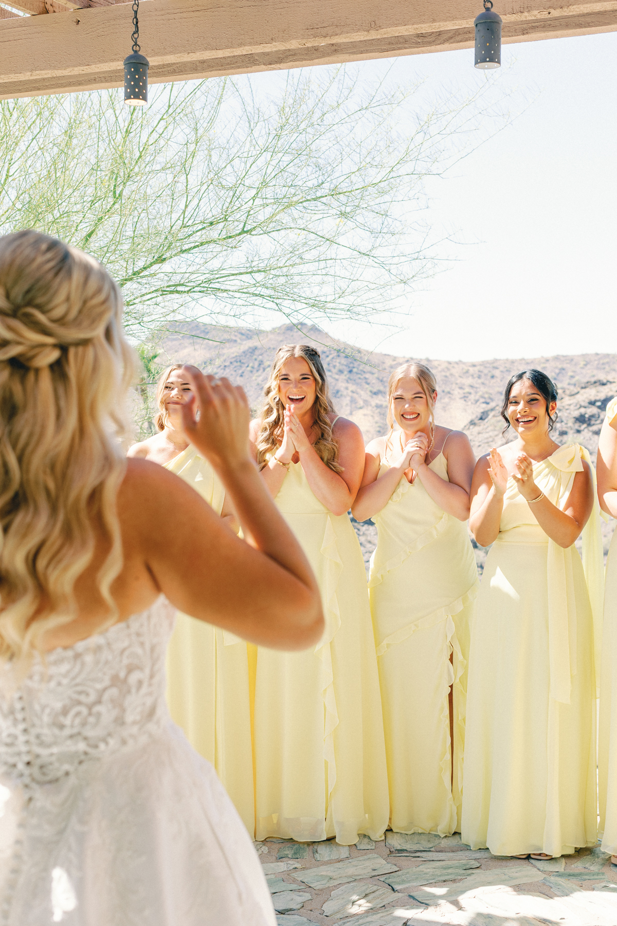 Bridesmaids first look