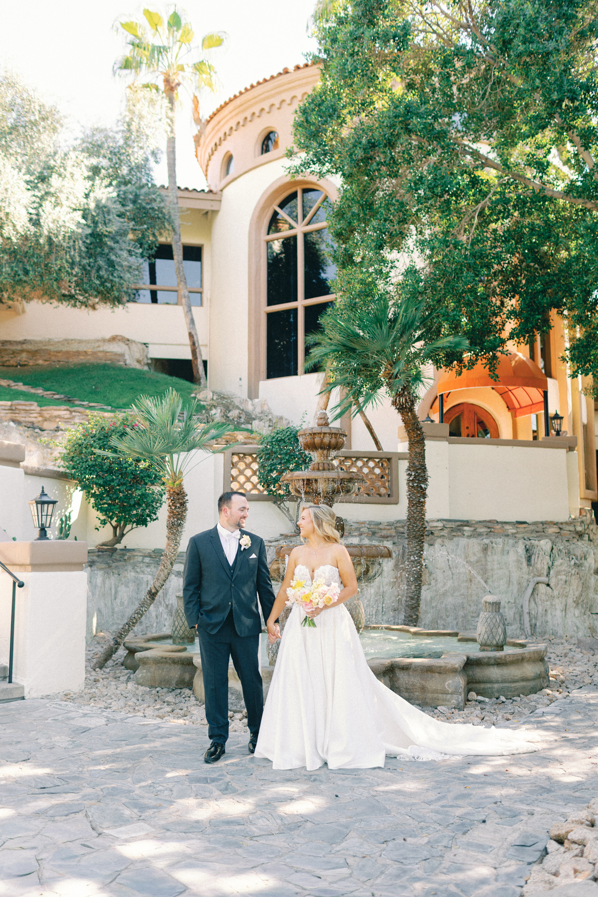 Bride and groom portrait