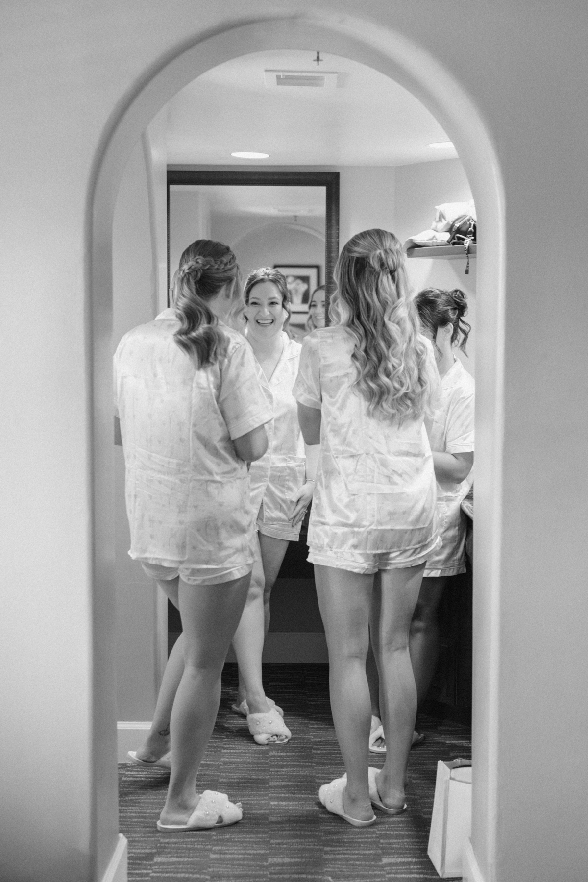 Bridesmaids in PJs